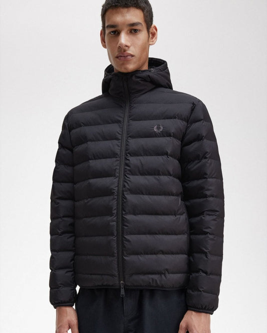 Fred Perry Fred Perry Mens Hooded Insulated Jacket