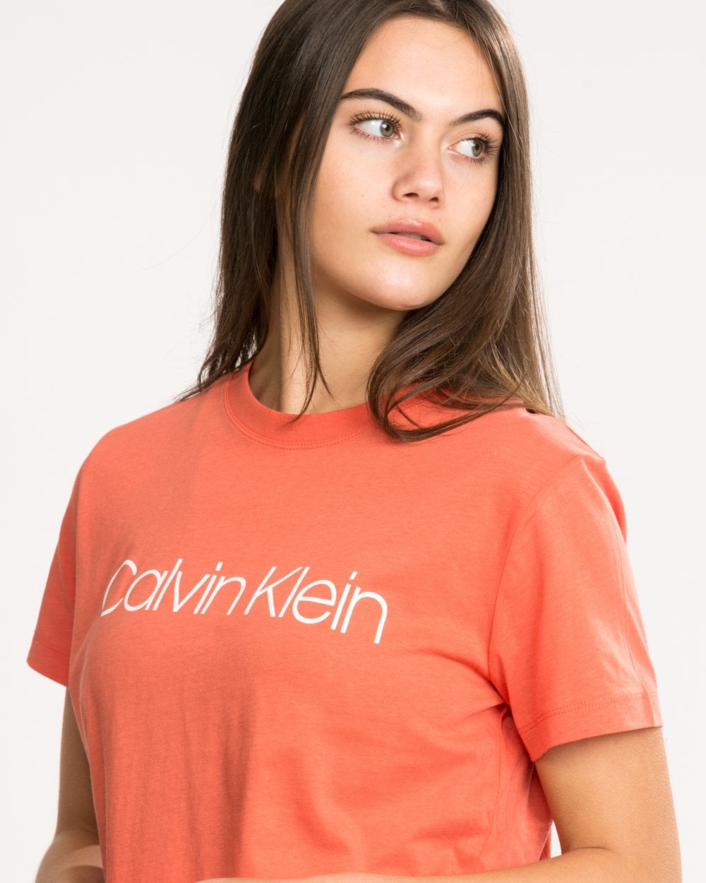 Calvin Klein Core Logo Womens Crew Neck - Chemise