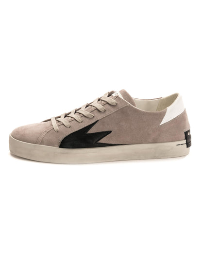 Crime London Storm Explosion Mens Trainer - Suede Grey