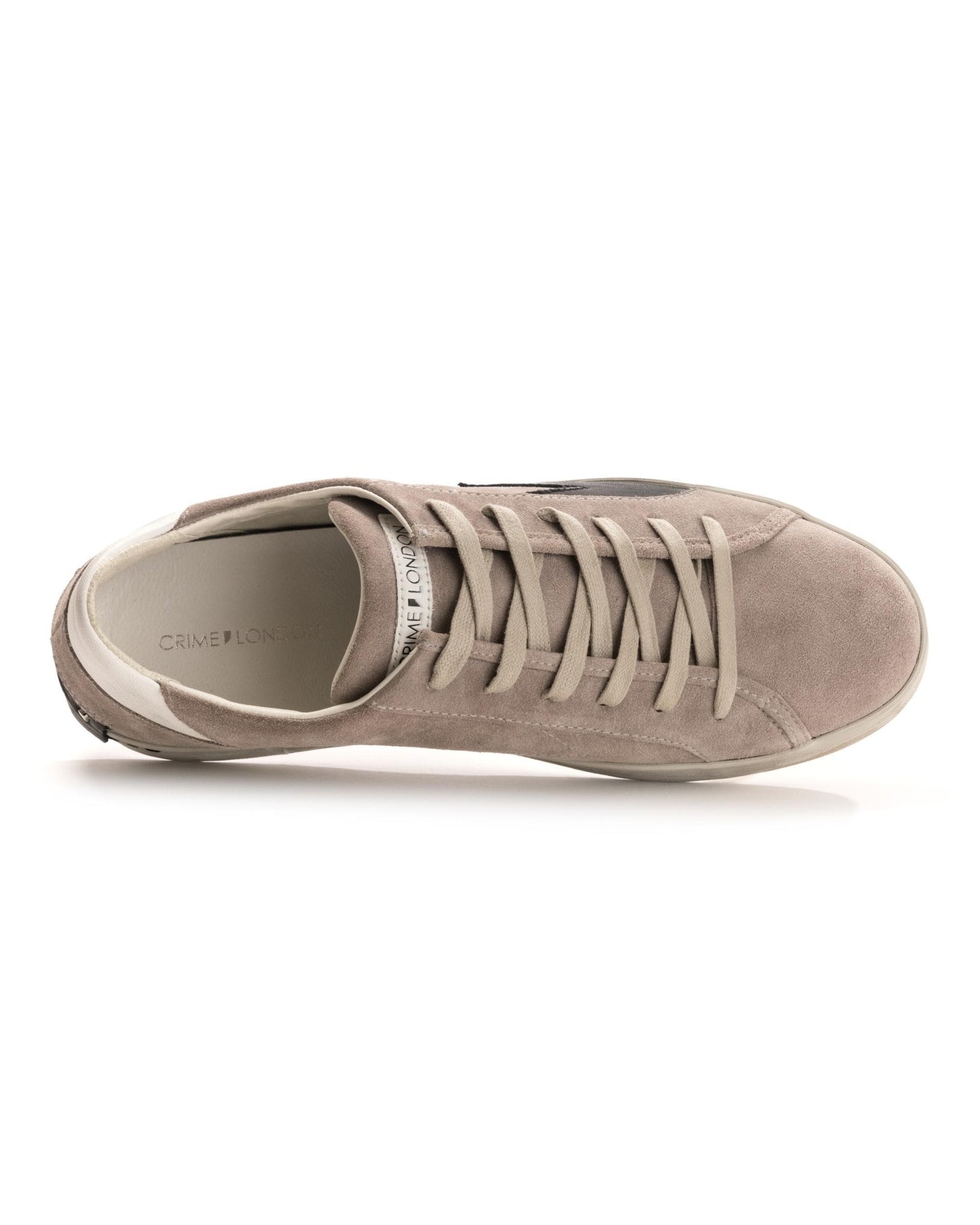 Crime London Storm Explosion Mens Trainer - Suede Grey