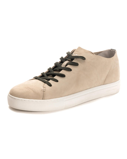 Crime London Raw Lo Mens Trainer - Suede Cream