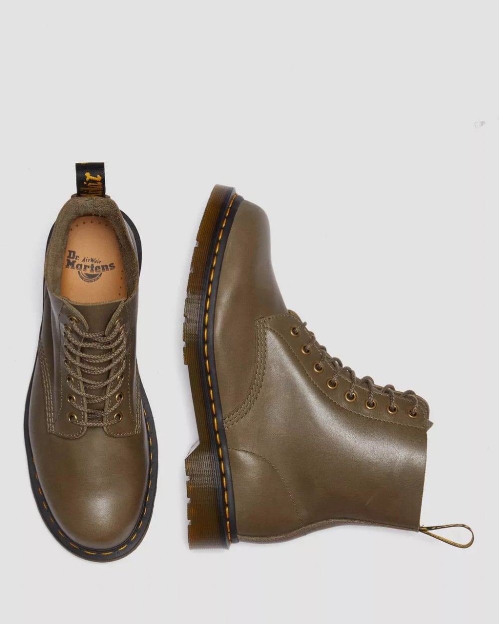 Dr Martens 1460 Pascal Carrara Mens Boots - Olive