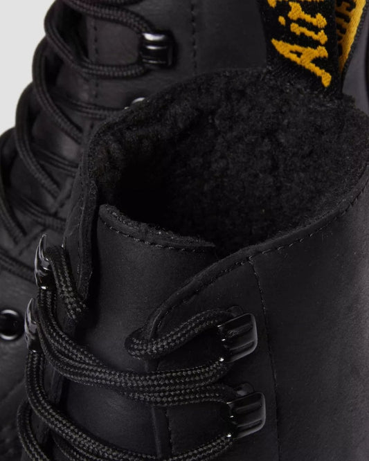Dr Martens 1460 Pascal Outlaw Womens Fleece Lined WinterGrip Boots - Black