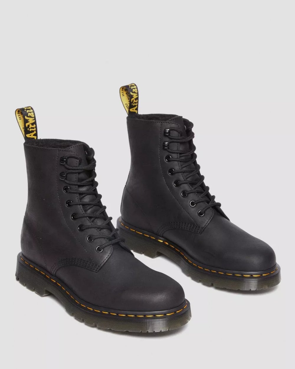Dr Martens 1460 Pascal Outlaw Womens Fleece Lined WinterGrip Boots - Black