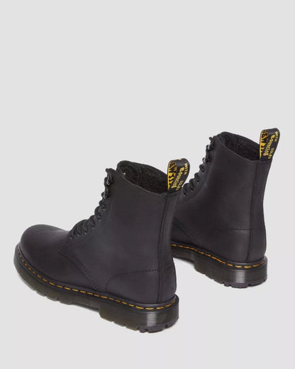 Dr Martens 1460 Pascal Outlaw Womens Fleece Lined WinterGrip Boots - Black