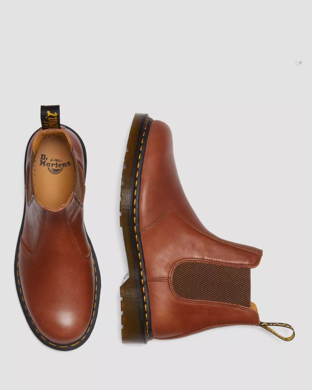 Dr Martens 2976 Carrara Mens Chelsea Boots - Saddle Tan