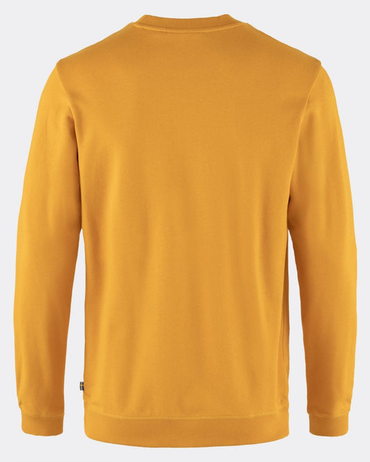 Fjallraven 1960 Logo Badge Mens Sweatshirt - Mustard Yellow 161