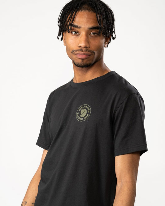 Fjallraven 1960 Logo Mens T-Shirt - Black 550