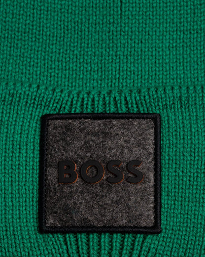 BOSS Orange Foxxy Mens Beanie - Dark Green 303