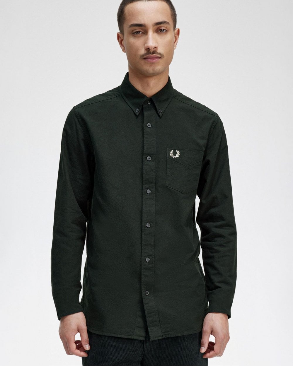 Fred Perry Mens Long Sleeve Oxford Shirt
