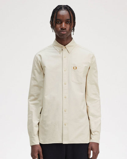 Fred Perry Mens Long Sleeve Oxford Shirt