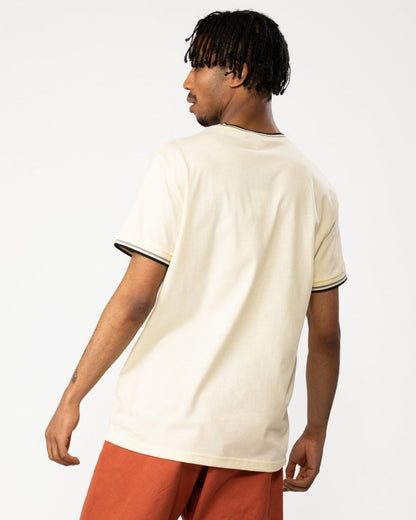 Fred Perry Mens Twin Tipped T-Shirt - Ice Cream R32