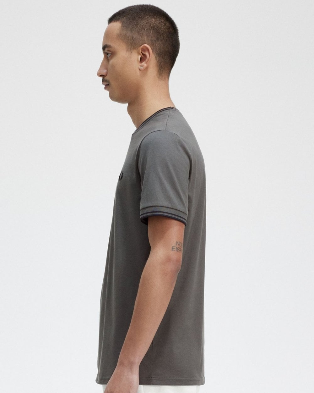 Fred Perry Mens Twin Tipped T-Shirt - Field Green 638