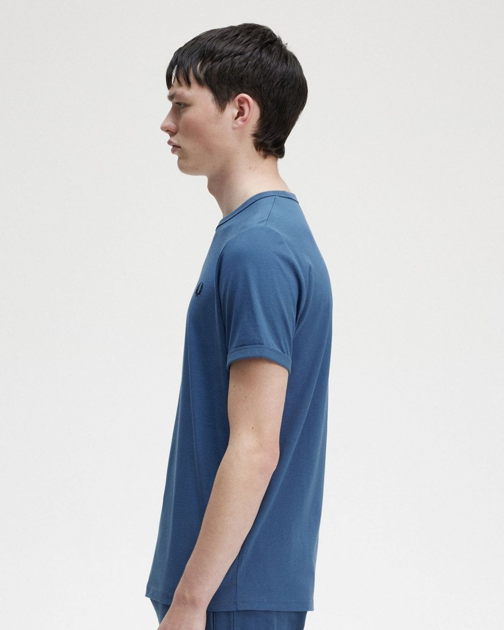 Fred Perry Mens Ringer T-Shirt - Midnight Blue F57