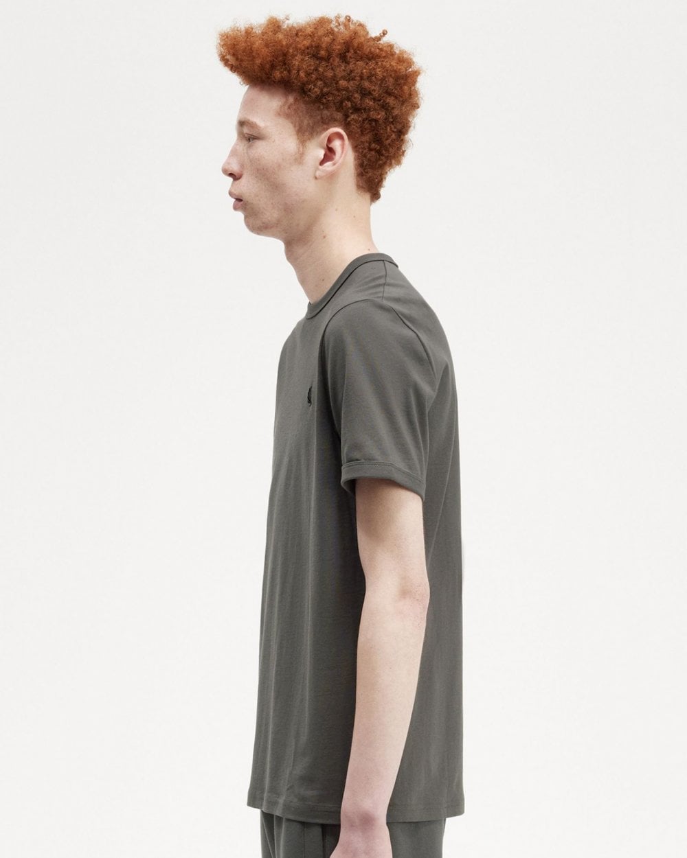 Fred Perry Mens Ringer T-Shirt - Field Green 638