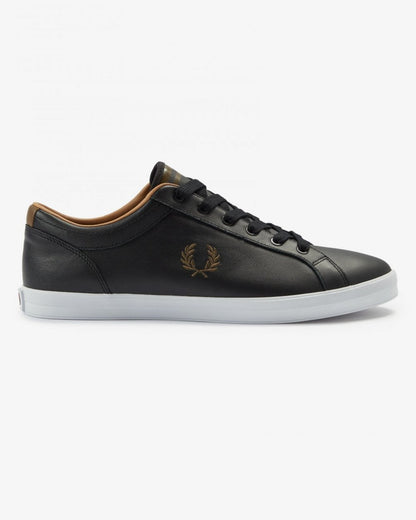 Fred Perry Mens Baseline Leather Trainers
