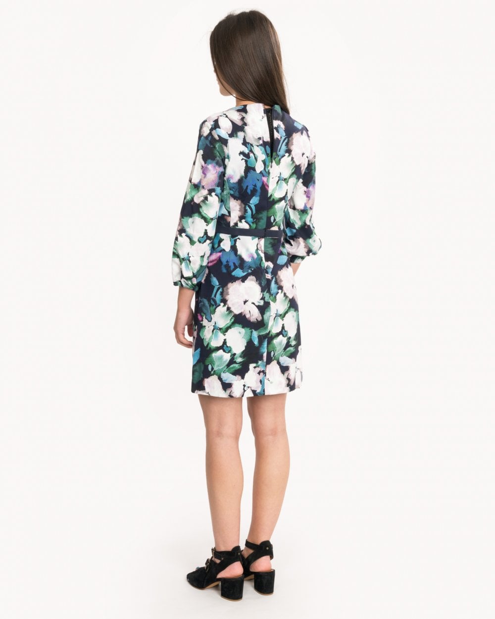 French Connection Dreda Print Flare Womens Dress
