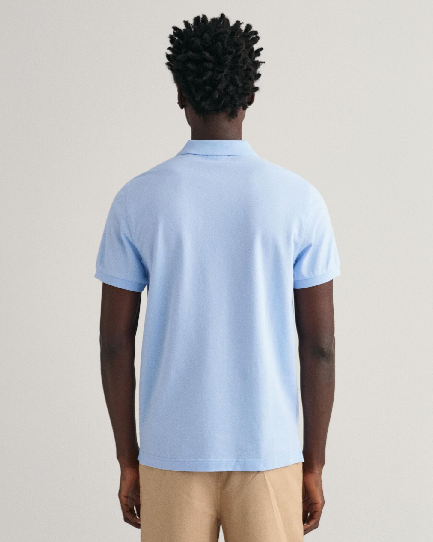 GANT Mens Regular Fit Short Sleeve Shield Logo Pique Polo NOS - 468 Capri Blue