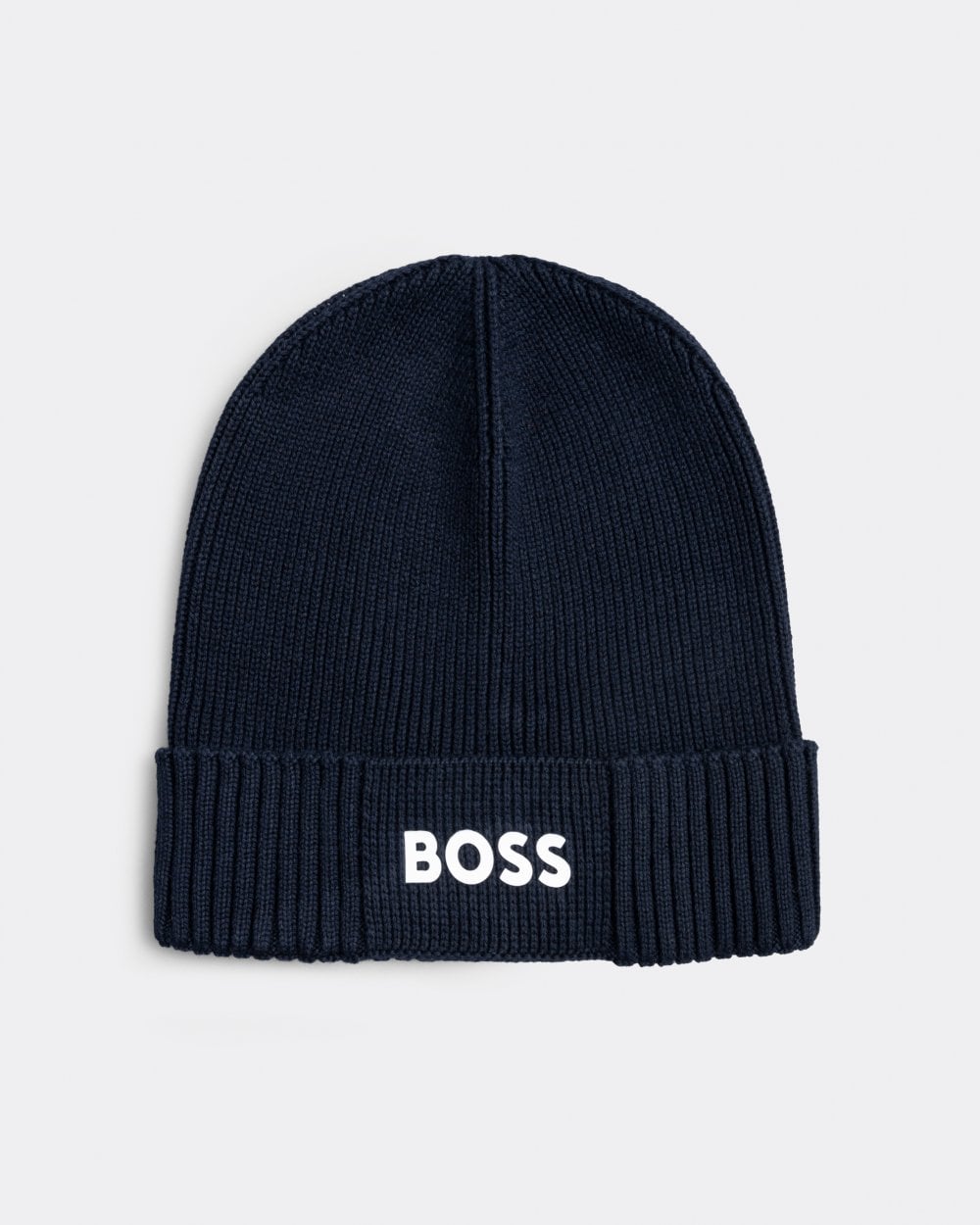 BOSS Green Asic-X Mens Beanie - Dark Blue 402