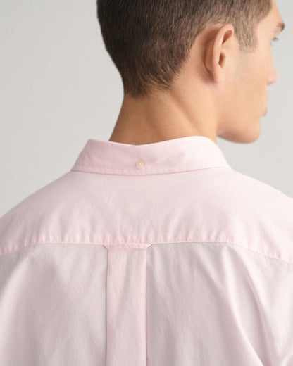 GANT Mens Regular Fit Long Sleeve Poplin Shirt - 662 Light Pink