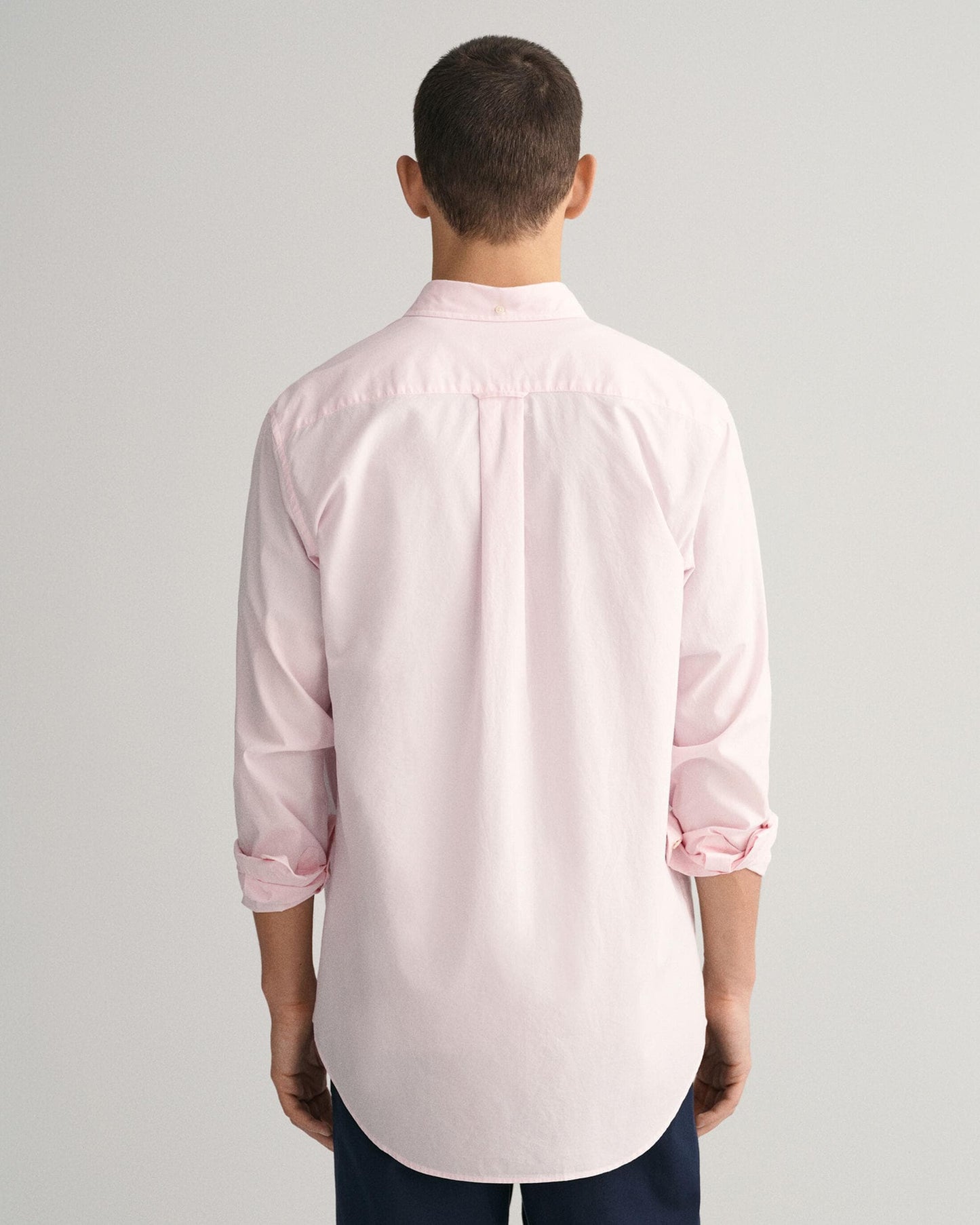 GANT Mens Regular Fit Long Sleeve Poplin Shirt - 662 Light Pink