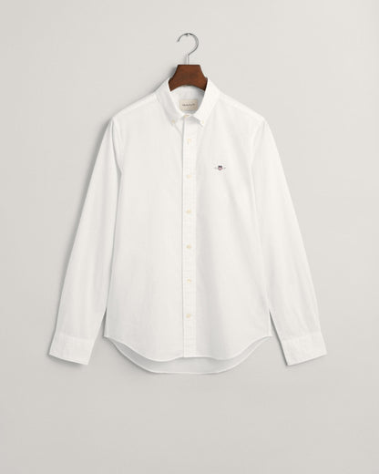 GANT Mens Slim Fit Long Sleeve Poplin Shirt