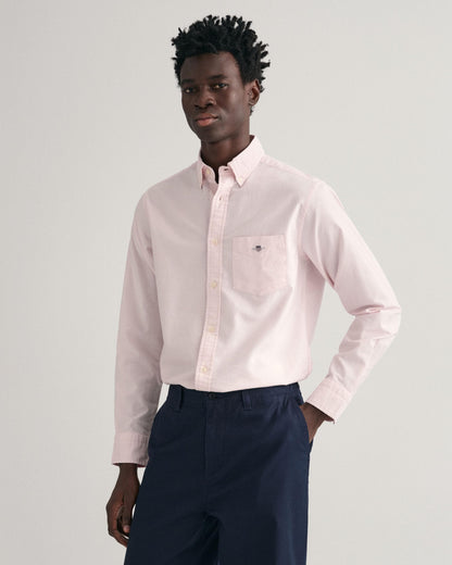 GANT Mens Regular Fit Long Sleeve Oxford Shirt