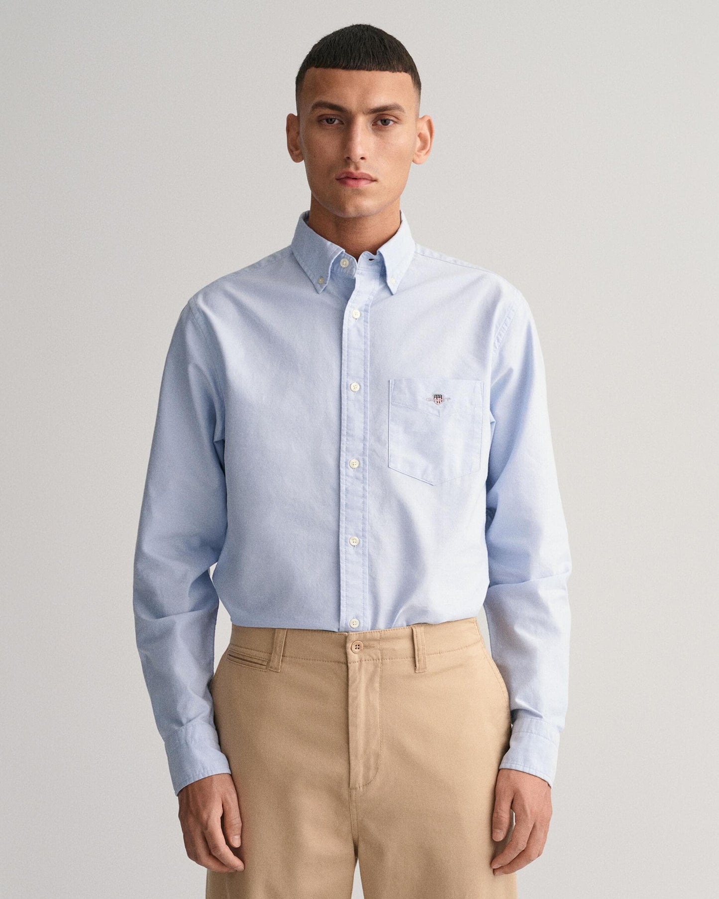 GANT Mens Regular Fit Long Sleeve Oxford Shirt