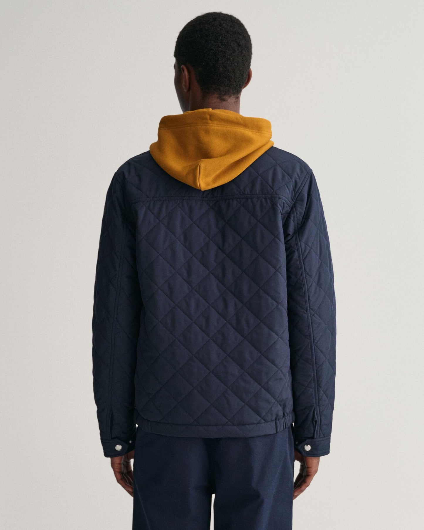 GANT Mens Quilted Windcheater Jacket - 433 Evening Blue