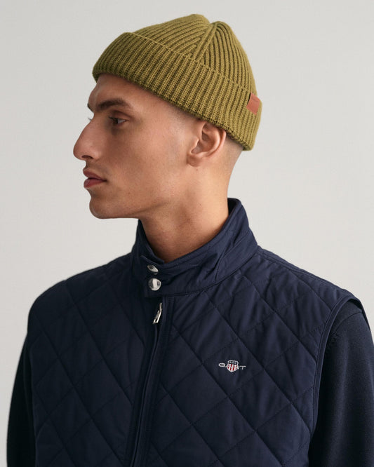 GANT Mens Quilted Windcheater Vest - 433 Evening Blue