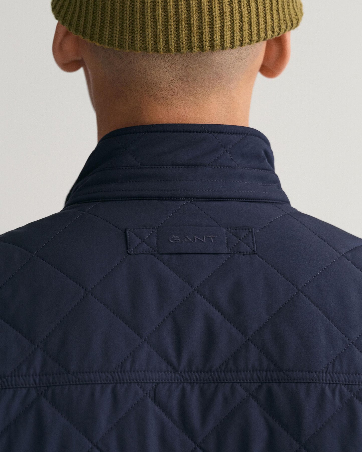 GANT Mens Quilted Windcheater Vest - 433 Evening Blue