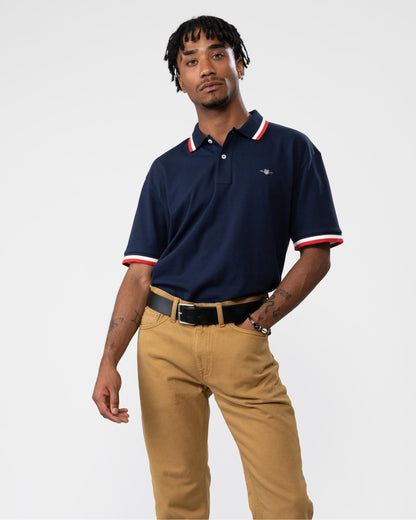 GANT Mens Regular Soft Twill Jeans - 242 Mustard Beige