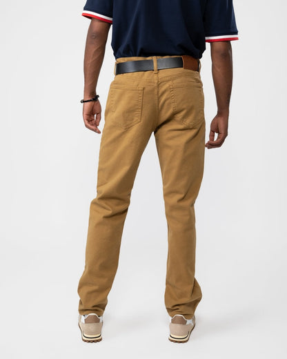 GANT Mens Regular Soft Twill Jeans - 242 Mustard Beige