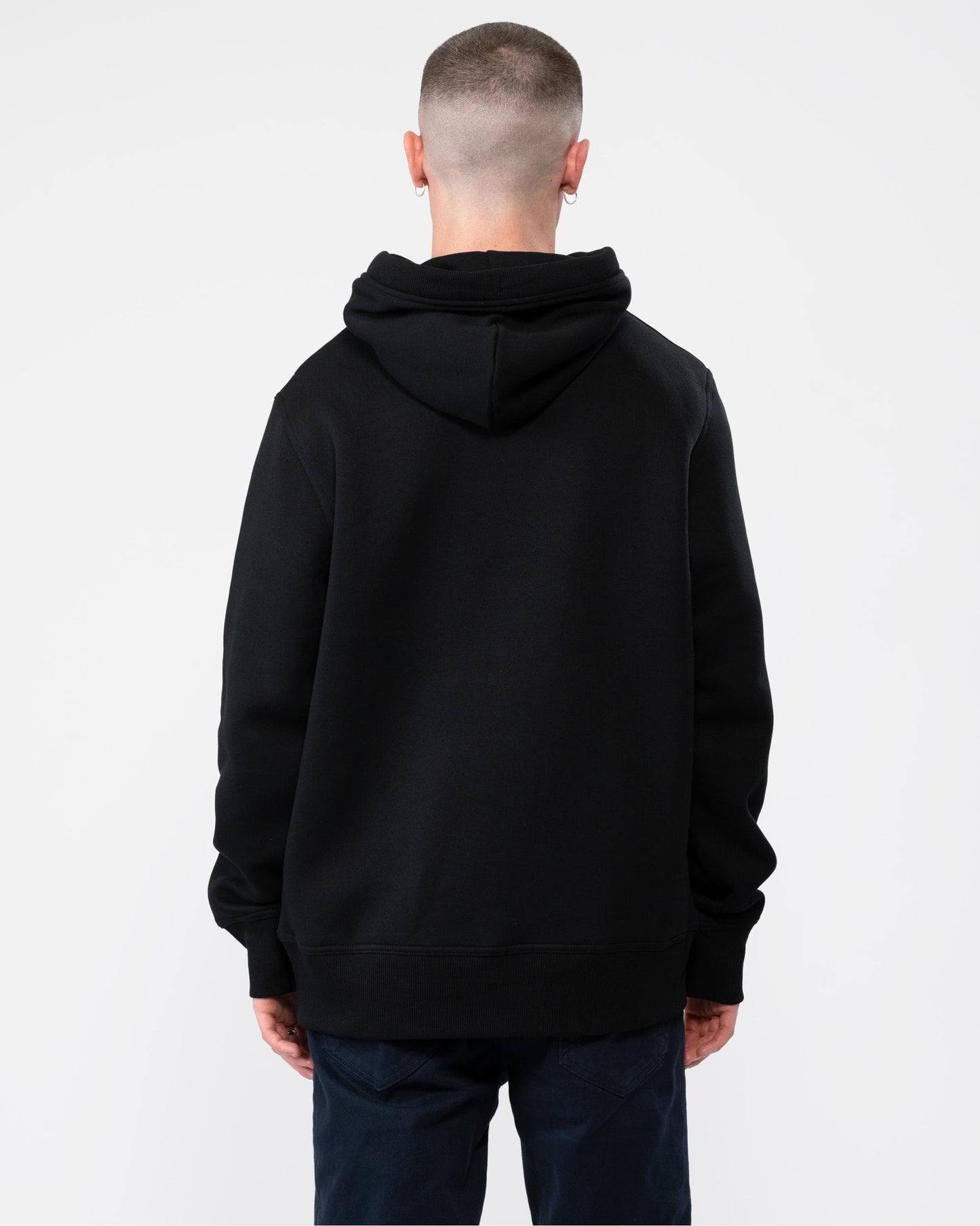 GANT Mens Regular FIt Archive Shield Pullover Hoodie - 5 Black