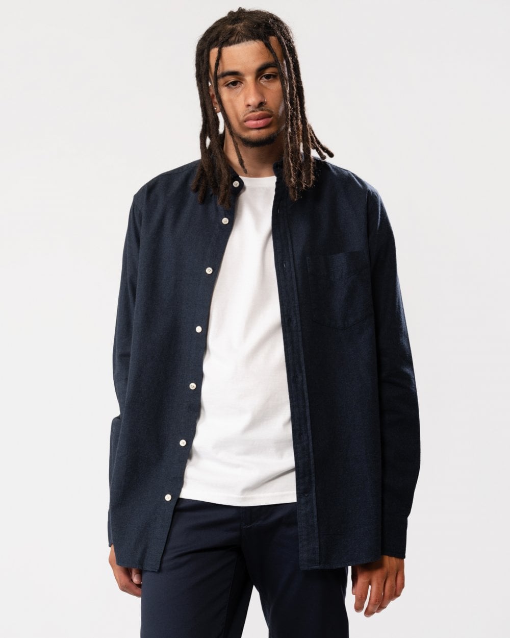 GANT Mens Regular Fit Flannel Melange Shirt