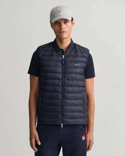 Gant Mens Light Padded Bomber Vest
