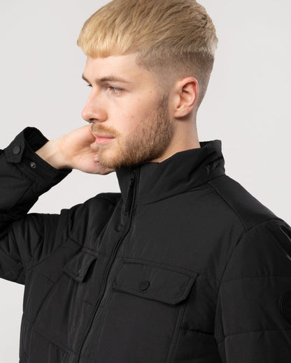 GANT Mens Channel Quilted Jacket - 5 Black