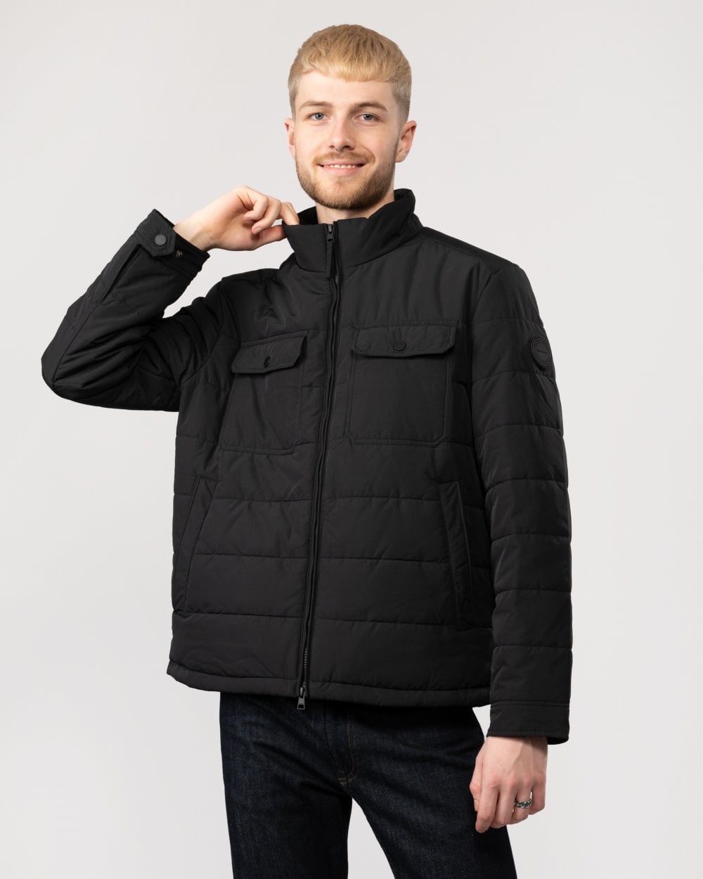 GANT Mens Channel Quilted Jacket - 5 Black
