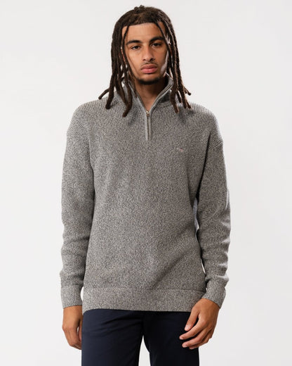 GANT Mens Twisted Yarn Half-Zip Sweater