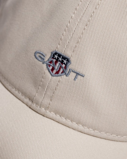 GANT Unisex Shield Cap - 34 Putty