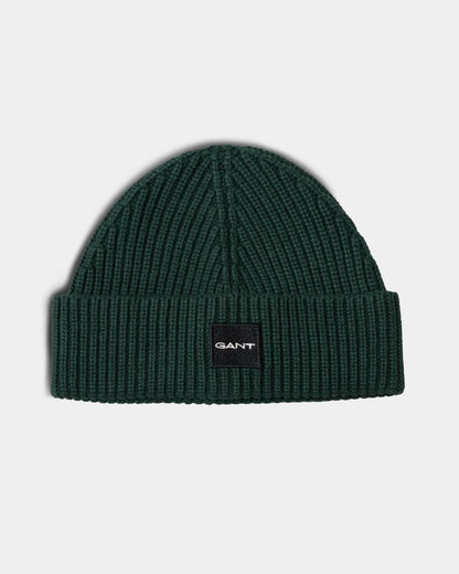 GANT Unisex Cotton Rib Knit Beanie