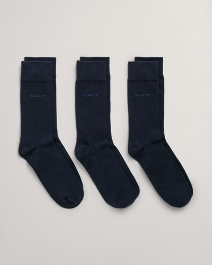 GANT Mens Soft Cotton Socks 3-Pack