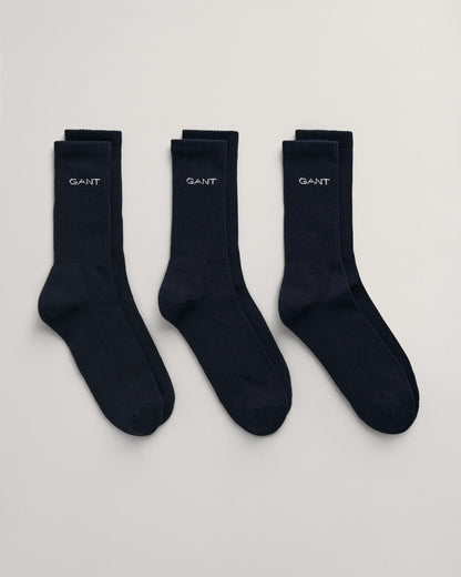 GANT Mens Sport Socks 3-Pack