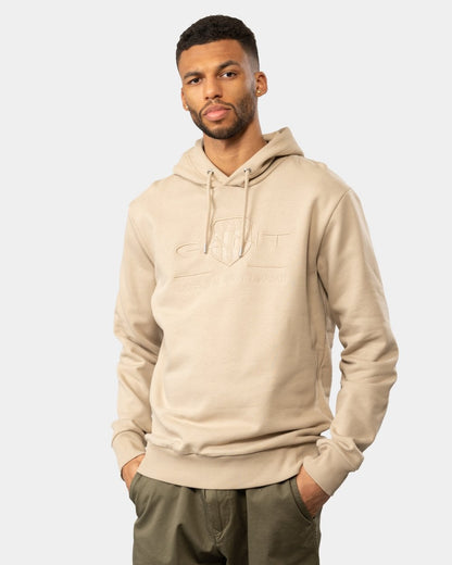 GANT Tonal Archive Shield Mens Hoodie