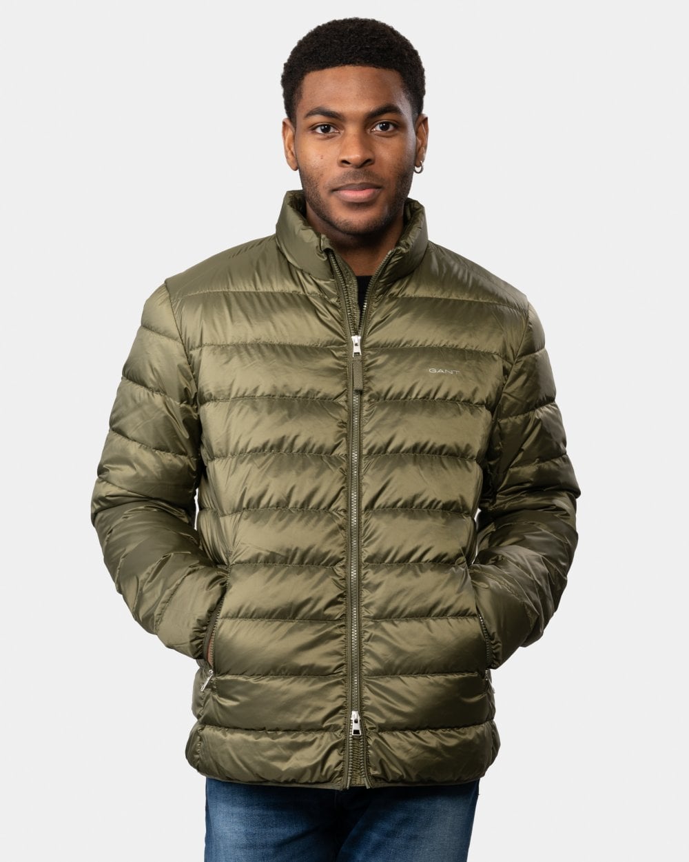 GANT Light Mens Down Jacket - 301 Racing Green