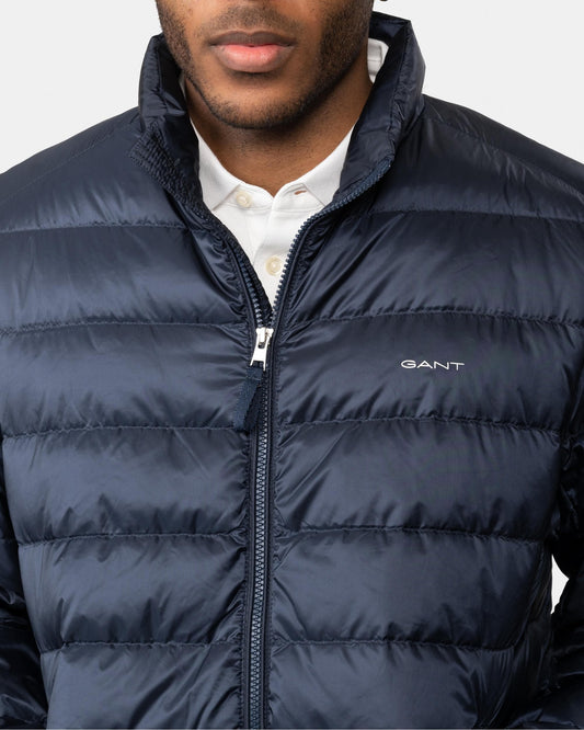 GANT Light Mens Down Jacket - 433 Evening Blue