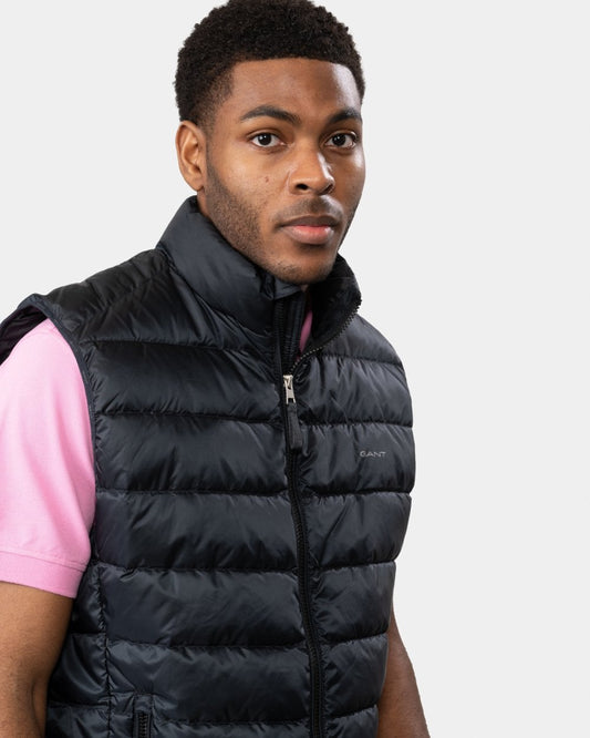 GANT Mens Light Down Gilet - 5 Black