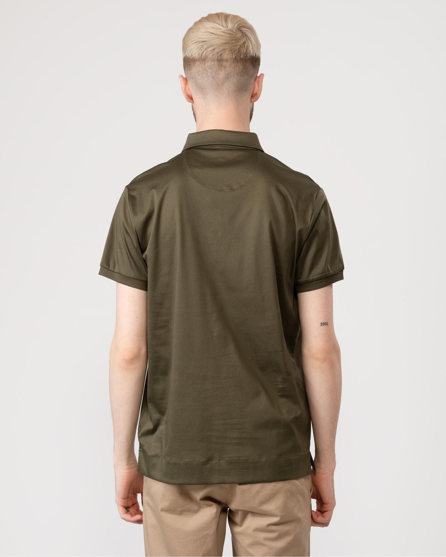 GANT Mens Mercerized Jersey Short Sleeve Rugger - 301 Racing Green