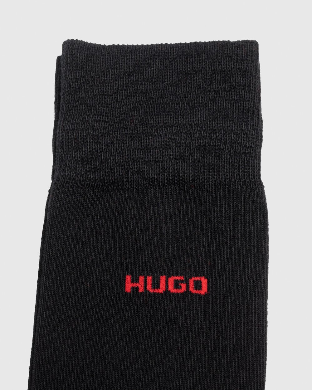 HUGO 2 Pack RS Uni Colour Mens Socks NOS - Red 693