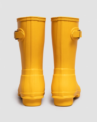 Hunter Original Short Womens Wellies - Yellow